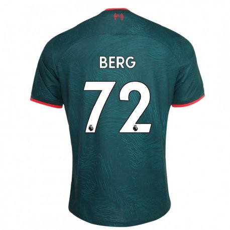 Kandiny Miesten Sepp Van Den Berg #72 Tummanvihreä Kolmas Sarja 2022/23 Lyhythihainen Paita T-paita
