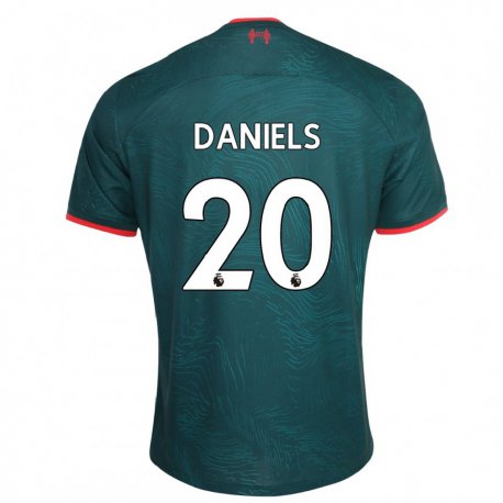 Kandiny Miesten Yana Daniels #20 Tummanvihreä Kolmas Sarja 2022/23 Lyhythihainen Paita T-paita