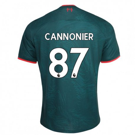 Kandiny Miesten Oakley Cannonier #87 Tummanvihreä Kolmas Sarja 2022/23 Lyhythihainen Paita T-paita