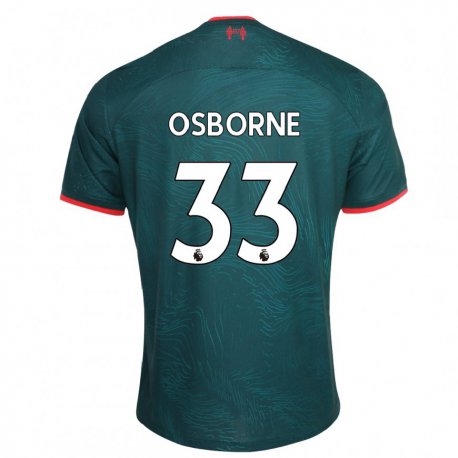Kandiny Miesten Niall Osborne #33 Tummanvihreä Kolmas Sarja 2022/23 Lyhythihainen Paita T-paita