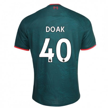 Kandiny Miesten Ben Doak #40 Tummanvihreä Kolmas Sarja 2022/23 Lyhythihainen Paita T-paita