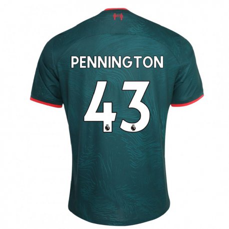 Kandiny Miesten Cody Pennington #43 Tummanvihreä Kolmas Sarja 2022/23 Lyhythihainen Paita T-paita