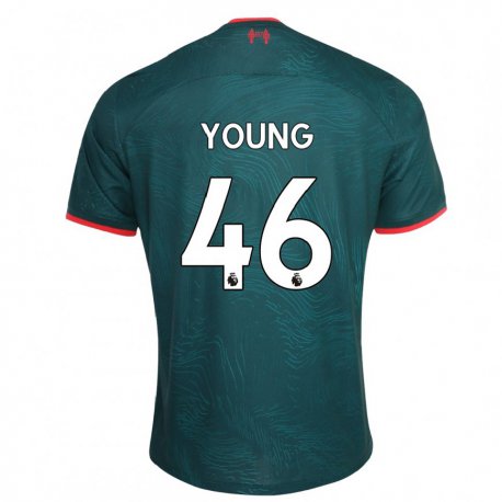 Kandiny Miesten Ranel Young #46 Tummanvihreä Kolmas Sarja 2022/23 Lyhythihainen Paita T-paita