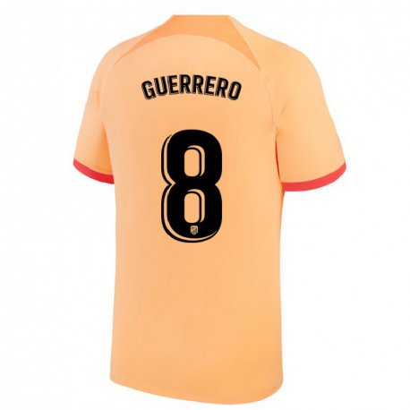 Kandiny Miesten Irene Guerrero #8 Vaalean Oranssi Kolmas Sarja 2022/23 Lyhythihainen Paita T-paita