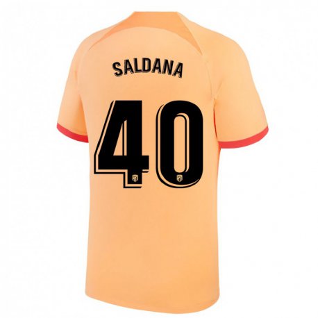 Kandiny Miesten Jose Saldana #40 Vaalean Oranssi Kolmas Sarja 2022/23 Lyhythihainen Paita T-paita