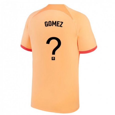 Kandiny Miesten Javi Gomez #0 Vaalean Oranssi Kolmas Sarja 2022/23 Lyhythihainen Paita T-paita