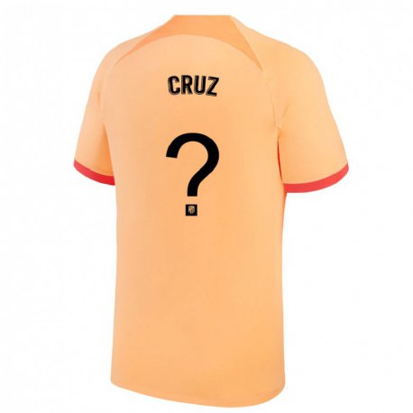 Kandiny Miesten Alberto Cruz #0 Vaalean Oranssi Kolmas Sarja 2022/23 Lyhythihainen Paita T-paita