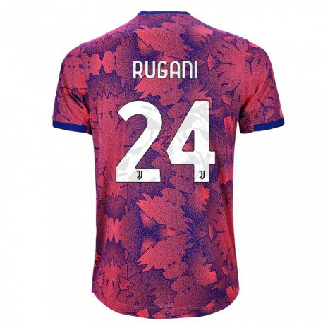 Kandiny Miesten Daniele Rugani #24 Ruusunpunainen Sininen Kolmas Sarja 2022/23 Lyhythihainen Paita T-paita