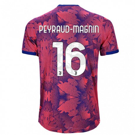Kandiny Miesten Pauline Peyraud-magnin #16 Ruusunpunainen Sininen Kolmas Sarja 2022/23 Lyhythihainen Paita T-paita