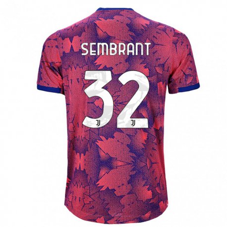 Kandiny Miesten Linda Sembrant #32 Ruusunpunainen Sininen Kolmas Sarja 2022/23 Lyhythihainen Paita T-paita