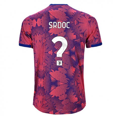 Kandiny Miesten Ivano Srdoc #0 Ruusunpunainen Sininen Kolmas Sarja 2022/23 Lyhythihainen Paita T-paita