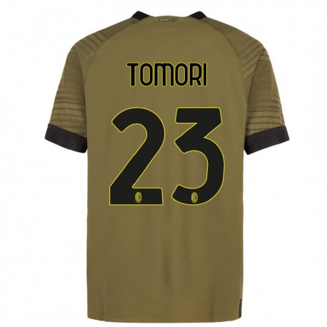 Kandiny Miesten Fikayo Tomori #23 Tummanvihreä Musta Kolmas Sarja 2022/23 Lyhythihainen Paita T-paita