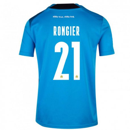 Kandiny Miesten Valentin Rongier #21 Tummansininen Valkoinen Kolmas Sarja 2022/23 Lyhythihainen Paita T-paita