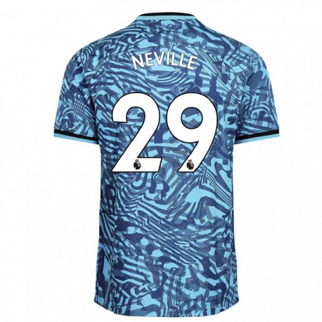Kandiny Miesten Ashleigh Neville #29 Sininen Tummansininen Kolmas Sarja 2022/23 Lyhythihainen Paita T-paita