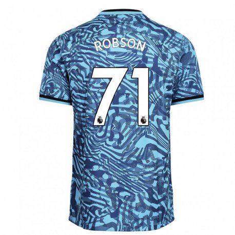 Kandiny Miesten Max Robson #71 Sininen Tummansininen Kolmas Sarja 2022/23 Lyhythihainen Paita T-paita