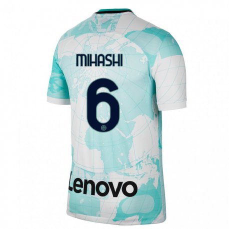 Kandiny Naisten Mana Mihashi #6 Vaaleanvihreä Valkoinen Kolmas Sarja 2022/23 Lyhythihainen Paita T-paita