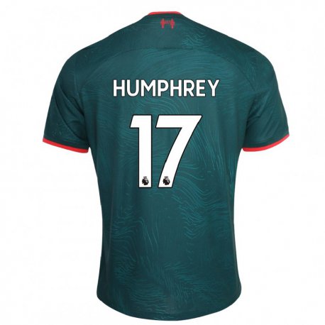 Kandiny Naisten Carla Humphrey #17 Tummanvihreä Kolmas Sarja 2022/23 Lyhythihainen Paita T-paita