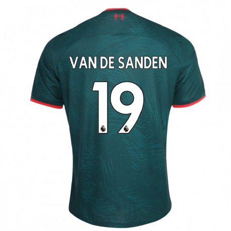 Kandiny Naisten Shanice Van De Sanden #19 Tummanvihreä Kolmas Sarja 2022/23 Lyhythihainen Paita T-paita
