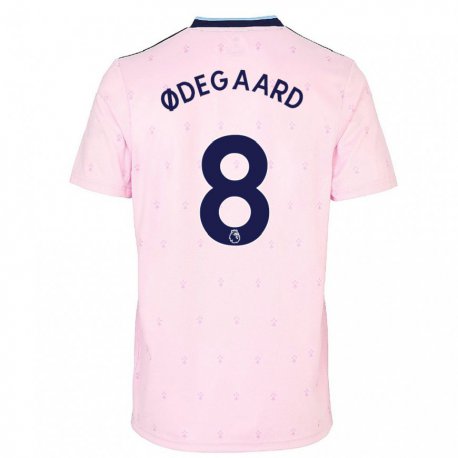 Kandiny Naisten Martin Odegaard #8 Vaaleanpunainen Laivasto Kolmas Sarja 2022/23 Lyhythihainen Paita T-paita