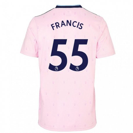 Kandiny Naisten Jack Henry Francis #55 Vaaleanpunainen Laivasto Kolmas Sarja 2022/23 Lyhythihainen Paita T-paita