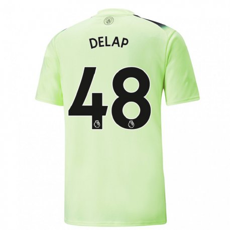 Kandiny Naisten Liam Delap #48 Vihreä Tummanharmaa Kolmas Sarja 2022/23 Lyhythihainen Paita T-paita