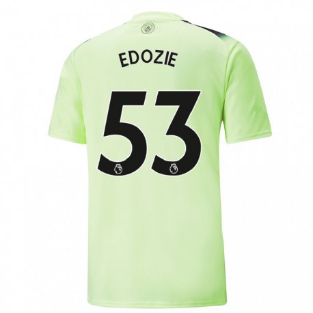 Kandiny Naisten Samuel Edozie #53 Vihreä Tummanharmaa Kolmas Sarja 2022/23 Lyhythihainen Paita T-paita