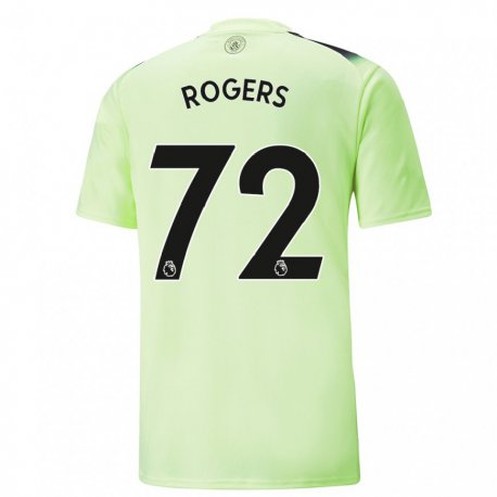 Kandiny Naisten Morgan Rogers #72 Vihreä Tummanharmaa Kolmas Sarja 2022/23 Lyhythihainen Paita T-paita