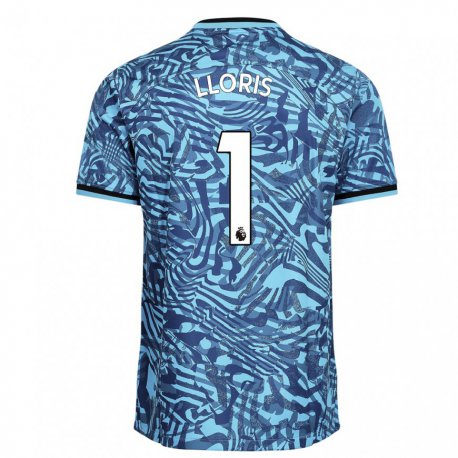 Kandiny Naisten Hugo Lloris #1 Sininen Tummansininen Kolmas Sarja 2022/23 Lyhythihainen Paita T-paita