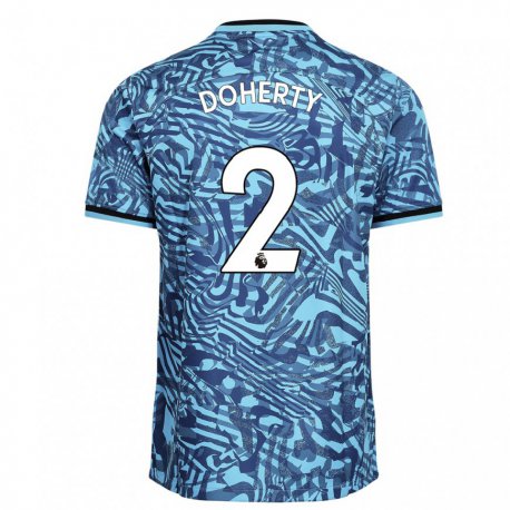Kandiny Naisten Matt Doherty #2 Sininen Tummansininen Kolmas Sarja 2022/23 Lyhythihainen Paita T-paita