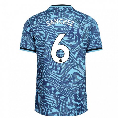 Kandiny Naisten Davinson Sanchez #6 Sininen Tummansininen Kolmas Sarja 2022/23 Lyhythihainen Paita T-paita