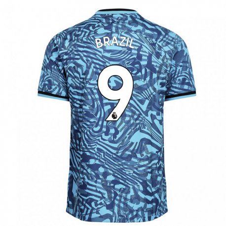 Kandiny Naisten Ellie Brazil #9 Sininen Tummansininen Kolmas Sarja 2022/23 Lyhythihainen Paita T-paita