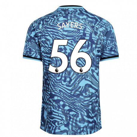 Kandiny Naisten Charlie Sayers #56 Sininen Tummansininen Kolmas Sarja 2022/23 Lyhythihainen Paita T-paita