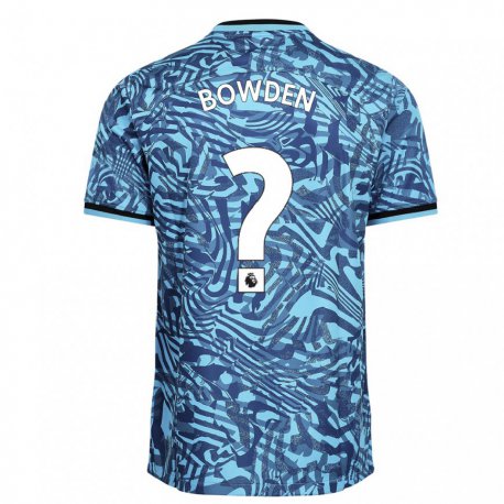 Kandiny Naisten Jamie Bowden #0 Sininen Tummansininen Kolmas Sarja 2022/23 Lyhythihainen Paita T-paita