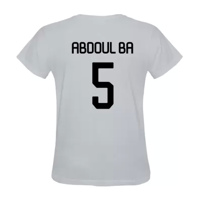 Miesten Abdoul Ba #5 Valkoinen Pelipaita Paita