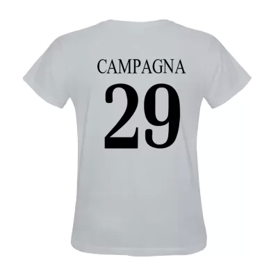 Miesten Francesco Campagna #29 Valkoinen Pelipaita Paita