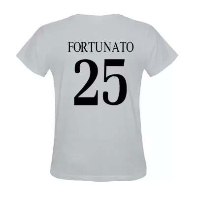 Miesten Jacopo Fortunato #25 Valkoinen Pelipaita Paita
