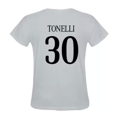 Miesten Simone Tonelli #30 Valkoinen Pelipaita Paita