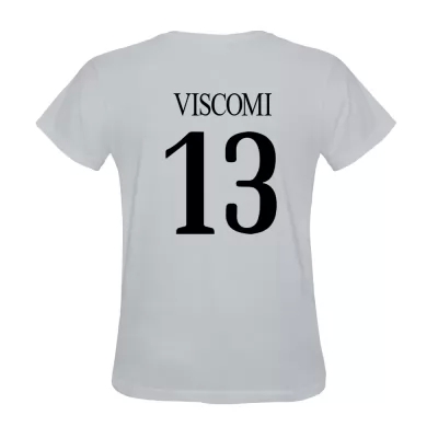 Miesten Francesco Viscomi #13 Valkoinen Pelipaita Paita