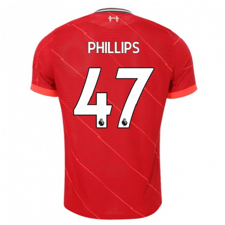 Naisten Jalkapallo Nathaniel Phillips #47 Punainen Kotipaita 2021/22 Lyhythihainen Paita T-paita