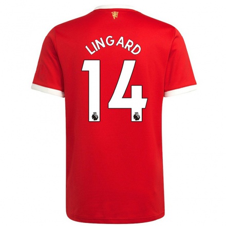 Naisten Jalkapallo Jesse Lingard #14 Punainen Kotipaita 2021/22 Lyhythihainen Paita T-paita