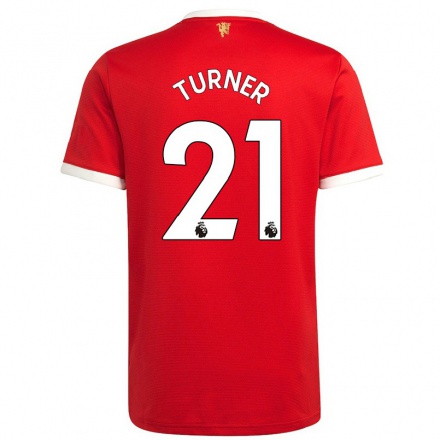 Naisten Jalkapallo Millie Turner #21 Punainen Kotipaita 2021/22 Lyhythihainen Paita T-paita
