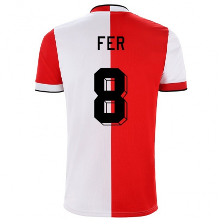 Naisten Jalkapallo Leroy Fer #8 Punainen Valkoinen Kotipaita 2021/22 Lyhythihainen Paita T-paita