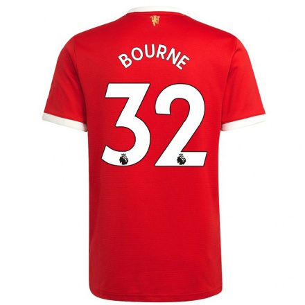 Naisten Jalkapallo Tara Bourne #32 Punainen Kotipaita 2021/22 Lyhythihainen Paita T-paita