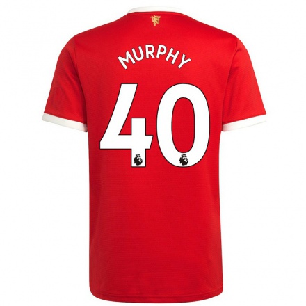 Naisten Jalkapallo Niamh Murphy #40 Punainen Kotipaita 2021/22 Lyhythihainen Paita T-paita