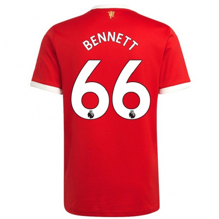 Naisten Jalkapallo Rhys Bennett #66 Punainen Kotipaita 2021/22 Lyhythihainen Paita T-paita