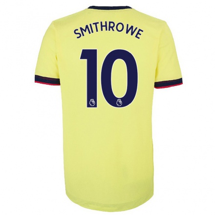 Naisten Jalkapallo Emile Smith Rowe #10 Punainen Valkoinen Kotipaita 2021/22 Lyhythihainen Paita T-paita