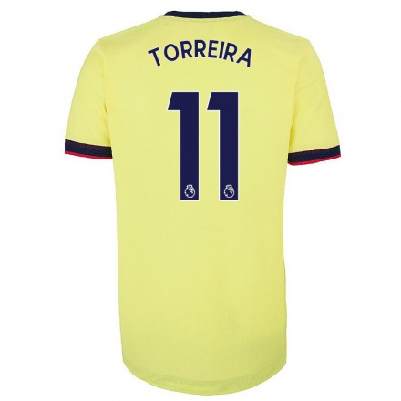 Naisten Jalkapallo Lucas Torreira #11 Punainen Valkoinen Kotipaita 2021/22 Lyhythihainen Paita T-paita