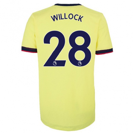 Naisten Jalkapallo Joe Willock #28 Punainen Valkoinen Kotipaita 2021/22 Lyhythihainen Paita T-paita