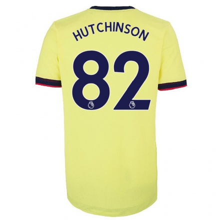 Naisten Jalkapallo Omari Hutchinson #82 Punainen Valkoinen Kotipaita 2021/22 Lyhythihainen Paita T-paita