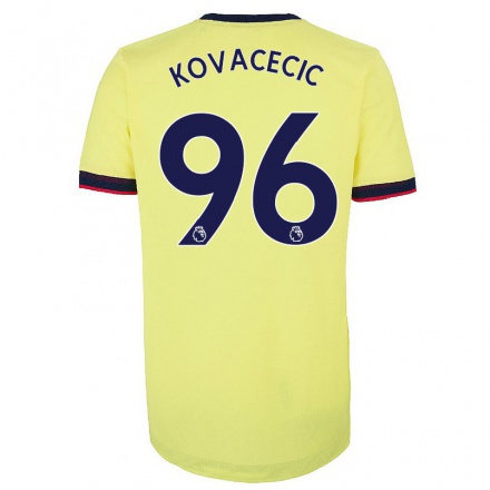 Naisten Jalkapallo Alex Kovacecic #96 Punainen Valkoinen Kotipaita 2021/22 Lyhythihainen Paita T-paita